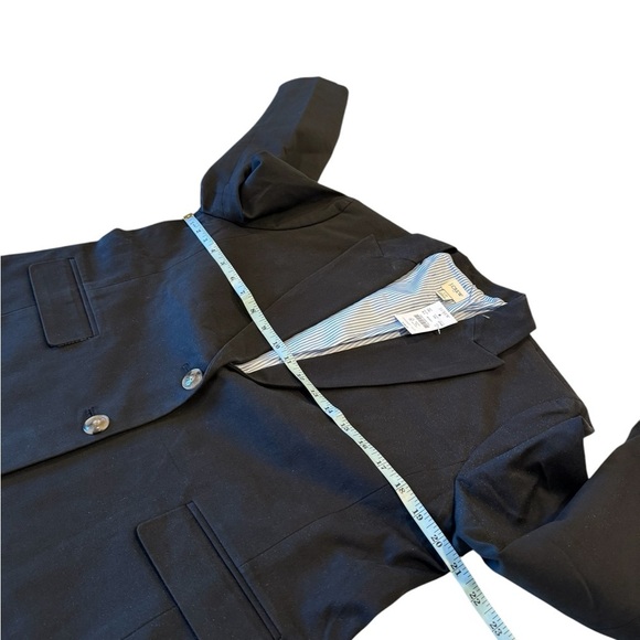 J. Crew ** Black Classic Cotton-blend two-button blazer BP095 NEW Minimalist - Picture 9 of 16